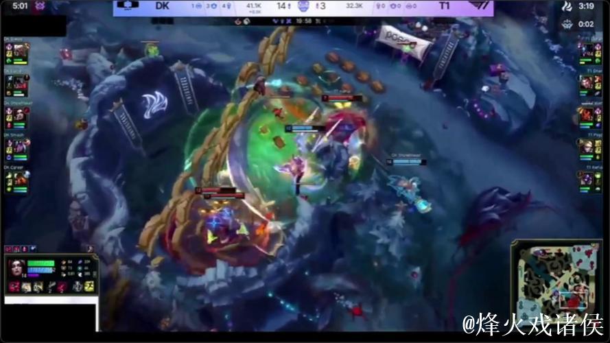 Siwoo安蓓萨三杀收割残局,DK小龙团2换5团灭T1 Siwoo安蓓萨三杀收割残局,DK小龙团2换5团灭T1